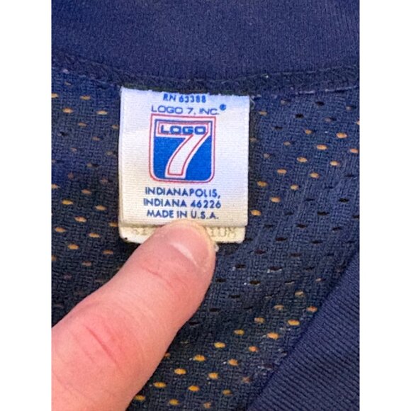 Rare Vintage 1993 Logo 7 Dallas Cowboys Bernie Kosar #18 NFL Jersey Men's Medium - Picture 6 of 7